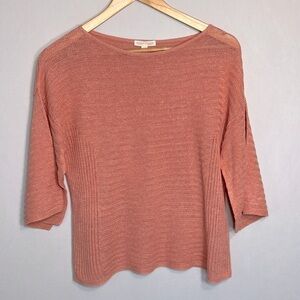 Eileen Fisher 100% Organic Linen Sweater size XS